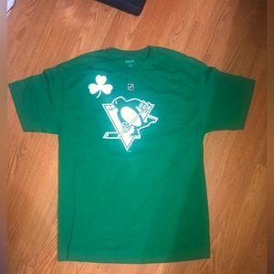 Pittsburgh Penguins St. Patrick’s NHL Edition Reebok T-Shirt